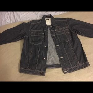 Sean John dark wash denim jacket